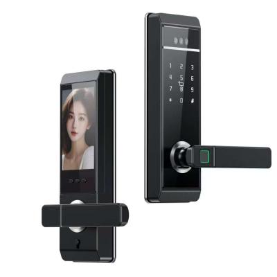 Digital Wifi House Door Lock Face Recognition Smart Door Lock With Camera