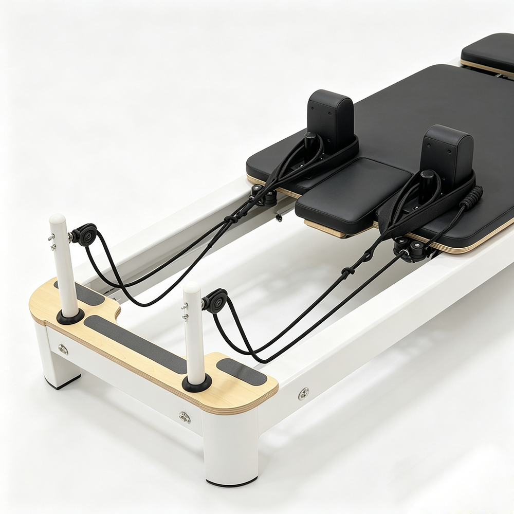 Smart Aluminum Folding Pilates Apparatus Reformer With Fixed Footbar