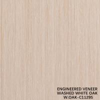 Man-Made Washed Oak Wood Veneer 0.15-0.55 Mm Thickness Customized For Hotel And Home Decoration China Makes W.OAK-161S / 1129S / 1162C / 1607C