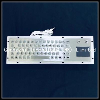 Teclado industrial do metal 304SS IK07 do motim com Touchpad