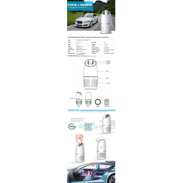 CAR Electrical portable negative ions home ozone air purifier hepa filter OLS-K07A