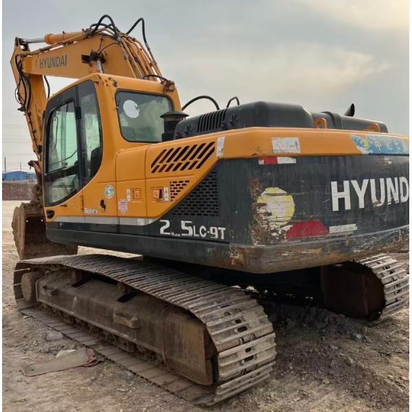 La marque coréenne d'origine utilisée Hyundai 225LC Crawler Excavator 22T Machine de creusement de seconde main à vendre