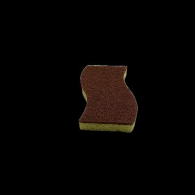 Magic Double-Sided Wood Pulp Kitchen Sponge for Dishwashing
