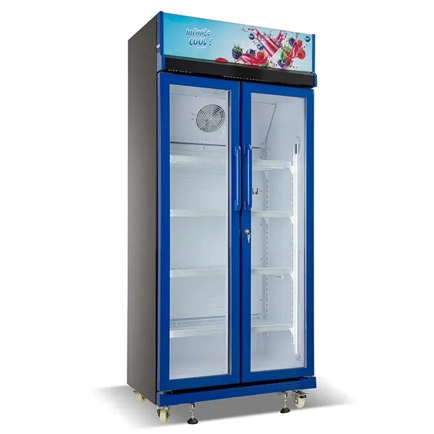 Widely Used Upright Freezer Single Door Freezer Showcase Open Door Display Cooler 560L Sc-560