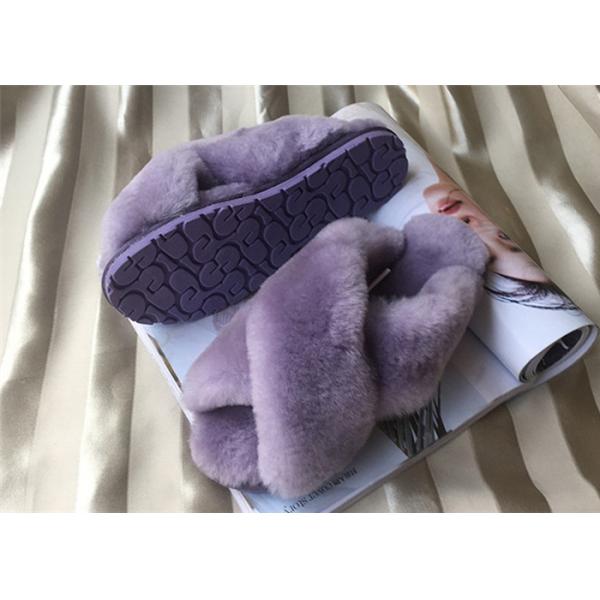 Тапочка зимы шерстей шеарлинг тапочки моккасин низких цен тапочек шерстей овец на открытом воздухе