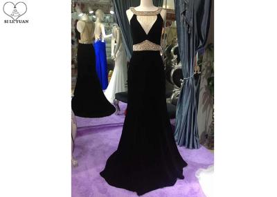 Luxury Mermaid Style Prom Dress , Small Tail Sleeveless Ball Gown Top Hollow
