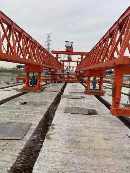 JQJ 100t bridge erecting machine, double beam truss bridge erecting machine crane and electric travelling crane made in