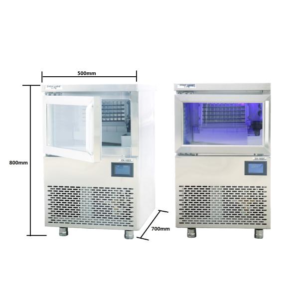 Water Cooled 110lbs Daily Output Commercial Bar Ice Maker for Hotel