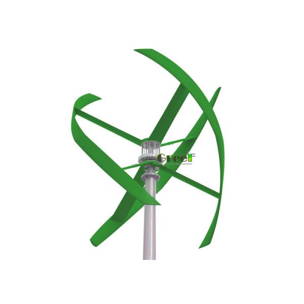 Custom 5KW Vertical Axis Wind Turbine , Rooftop Windmill Generator