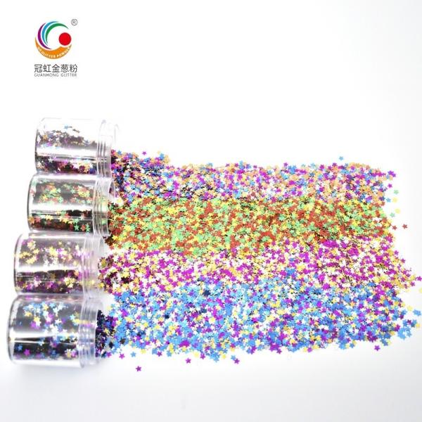 Colourful Stars Handicraft PET Glitter Powder Mix Sparkle Body Flakes