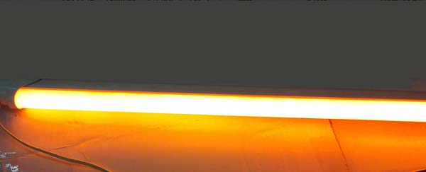 Yellow 1200mm SMD LED Tube Light  with CE driver EPISTAR LED chips