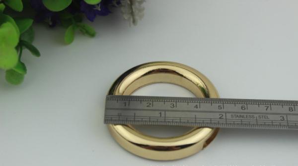 Wholesale high quality lady bag lock light gold metal twist turn decorative lock for bags