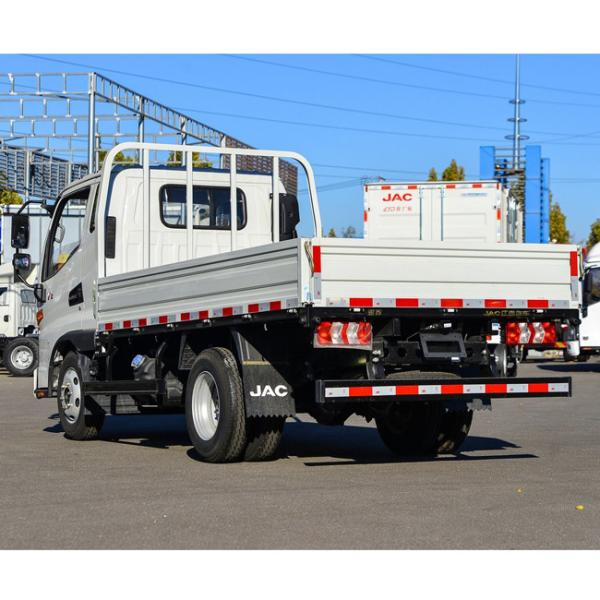 Customized Low Price  4X2 JAC Chassis Truck Van Trucks Cargo Van Truck With 3.37 Meter Cargo Boxes