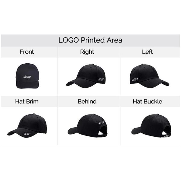 Логотип заплаты шляпы папы людей 100% хлопок 60CM случайный резиновый