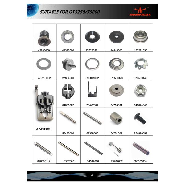 Auto Cutter Spare Parts No. 263500303 Capacitor Sprague, GT5250 Textile Cutting Parts