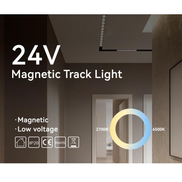 Anti Glare 12W Recessed Magnetic Track Light 2700K -6500K DC 24V