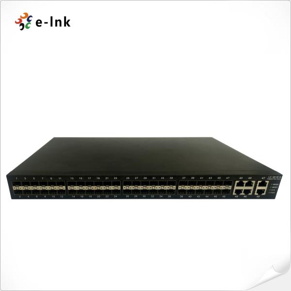 L3 управляло гигабитом переключателя 48-Port волокна SFP + 6-Port комбинированное + 2-Port 10G SFP