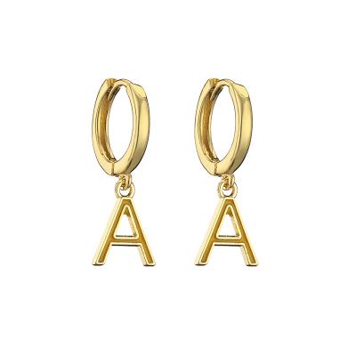 pendente 18K inicial chapeado ouro