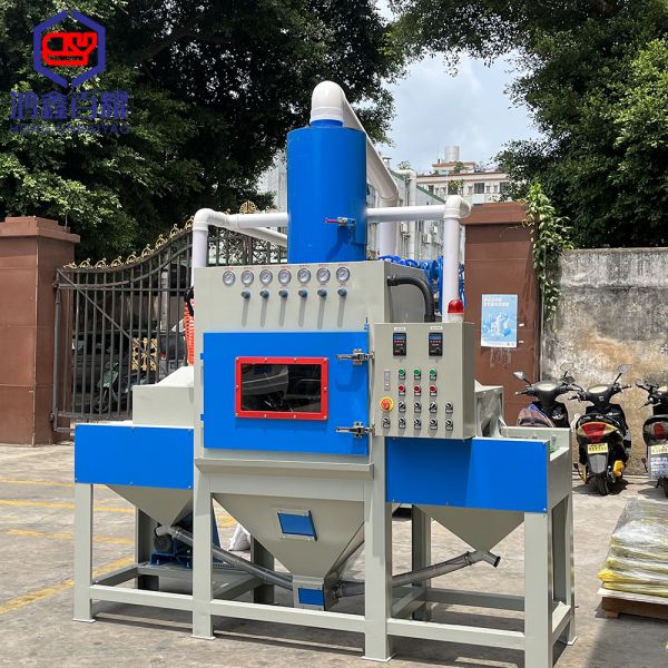 Automatic Conveyor Sandblasting Machine 6kw Sand Blast Equipment