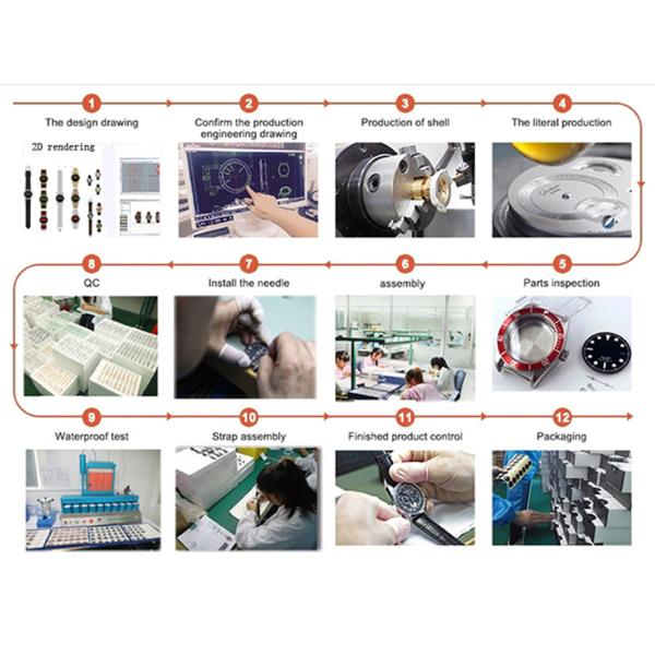 5ATM Waterproof Multifunction Quartz Men′s Watch Fashion Wrist Watch for Men Boy