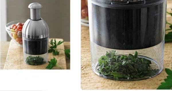 Stainless steel onion & vegetable chopper