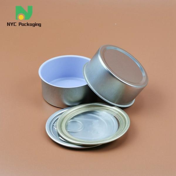 Custom Metal Ring Pull Cannabis Tin Packaging Empty Tuna Fish Tin Can