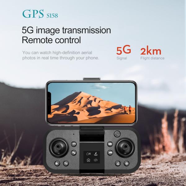 Maximum Flight Time S158 Mini Drone Foldable Quadcopter RC Dron with Obstacle Avoidance and Optical Flow Positioning