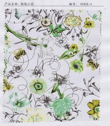 Transfer foil for leather  Flower design transfer film for pvc leather 4982k Hot stamping foil for pu leather