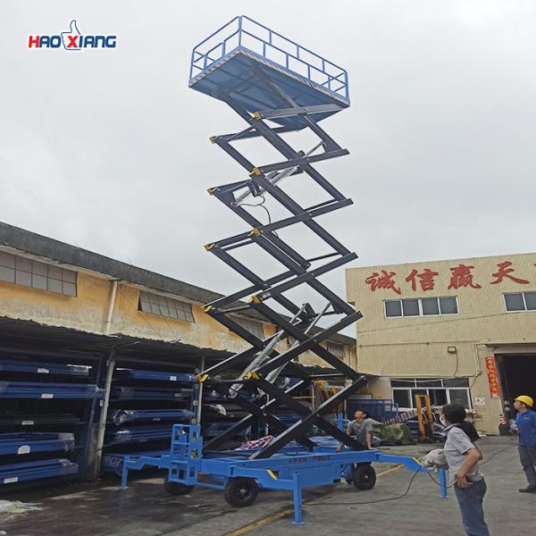 Indoor Self Propelled Scissor Lift 1.5 Ton Mobile Scissor Platform