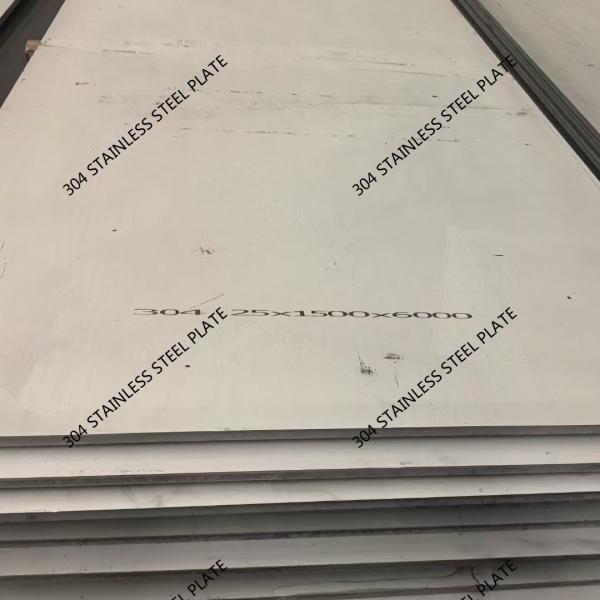 304 Grade Hot Rolled Stainless Steel Plate Industrial NO.1 Finish Thickness 3-50mm