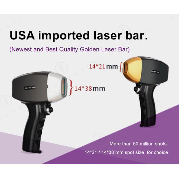 Máquina de rejuvenecimiento de la piel con láser de 2000W Máquina de depilación con láser Lightsheer estacionaria 1-10hz