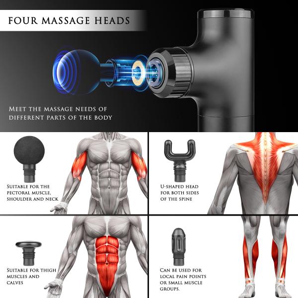 Dropshipping Portable 10mm Powerful Pocket Mini Massage Gun with Case