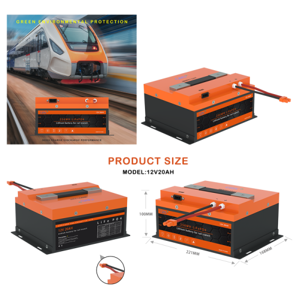 12v 200AH LiFePo4 Battery Energy Storage Battery Lithium Ion Batteries for Rail Transit