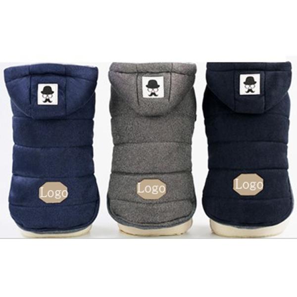 ODM Cotton Padded Pet Apparels Vest Polar Fleece Dog Jacket For Winter