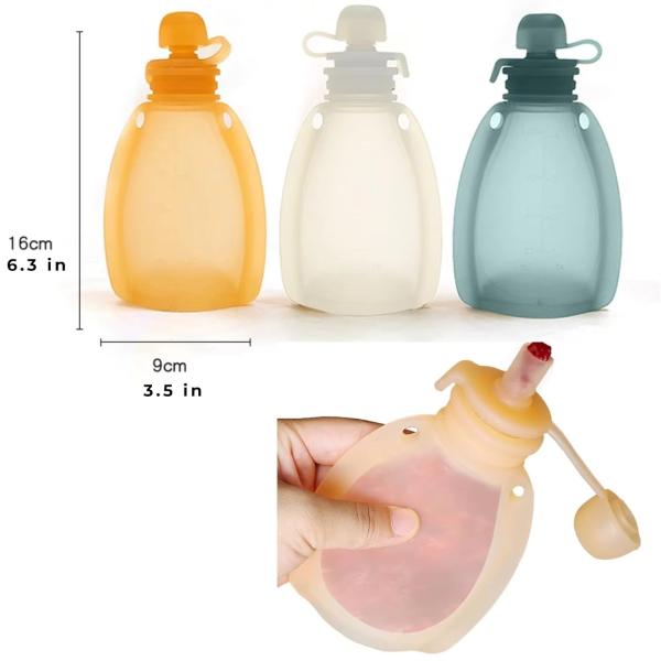 150ML Reusable Silicone Breastmilk Storage Bags – Leakproof, BPA-Free, Freezer-Safe & Sterilizable Pouches For Pumping Moms Seeking A Sustainable And Safe Milk Storage Solution