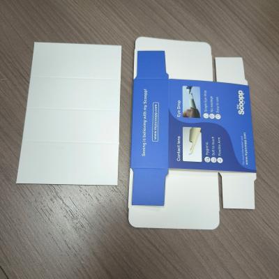 Contactos oculares Caja de papel Lentes de contacto de color Limpiador de papel Caja de dientes Dental Pick Flosos dentales Envuelto Envase