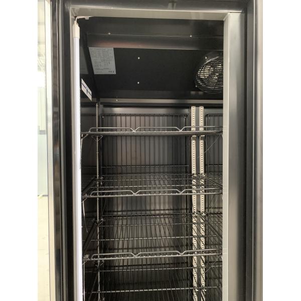 Enfriador de bebidas vertical para exhibición de refrigerador de 4 puertas de vidrio de descongelación automática