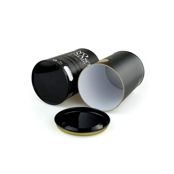 Boîtes composées noires de vin de papier d'estampillage d'or emballage pour le vin et des vêtements