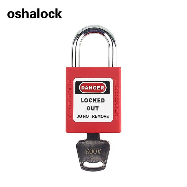 20mm Steel beam plastic nylon safety padlock