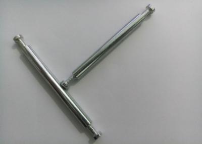 Sliver Knock Down Furniture Hardware , Double Threaded Bolt Long Using Life