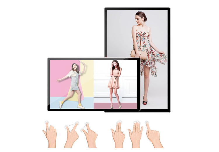 По вертикали/по горизонтали киоск экрана касания ЛКД управление Реа Лтиме 32 дюймов