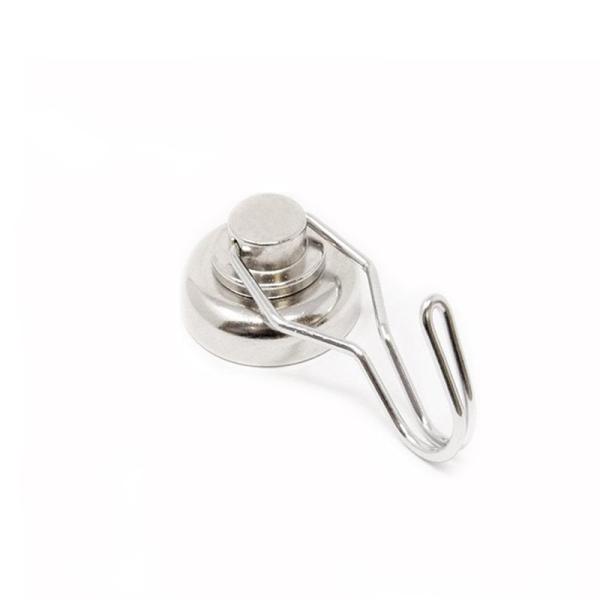 High Strength Neodymium Magnets Hook Nickel Coating Strong Hook Magnets