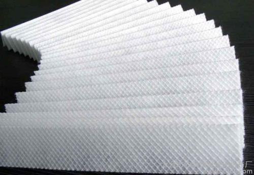 Hot Stamping Non Woven Textile , White / Blue Non Woven Filter Fabric