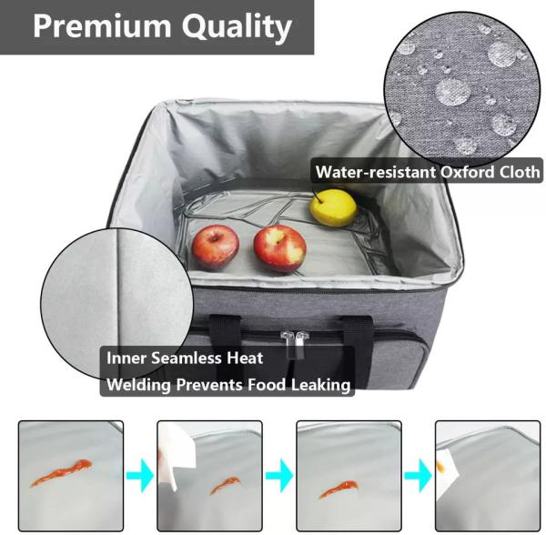 Promotional Insulated Cooler Bags Purse For Cakes Meal Small Polyester Picnic