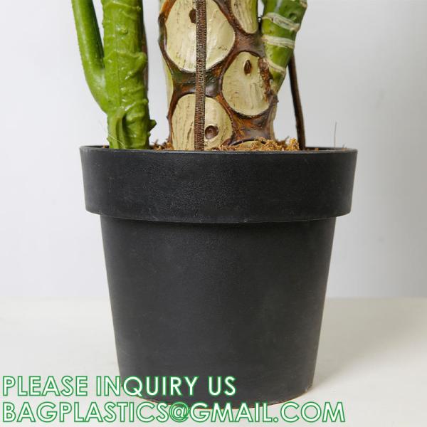 Artificial Plants 15 Inch Artificial Dripping Guanyin Tree Faux Plants Décor Indoor Outdoor,Fake Plastic Plants