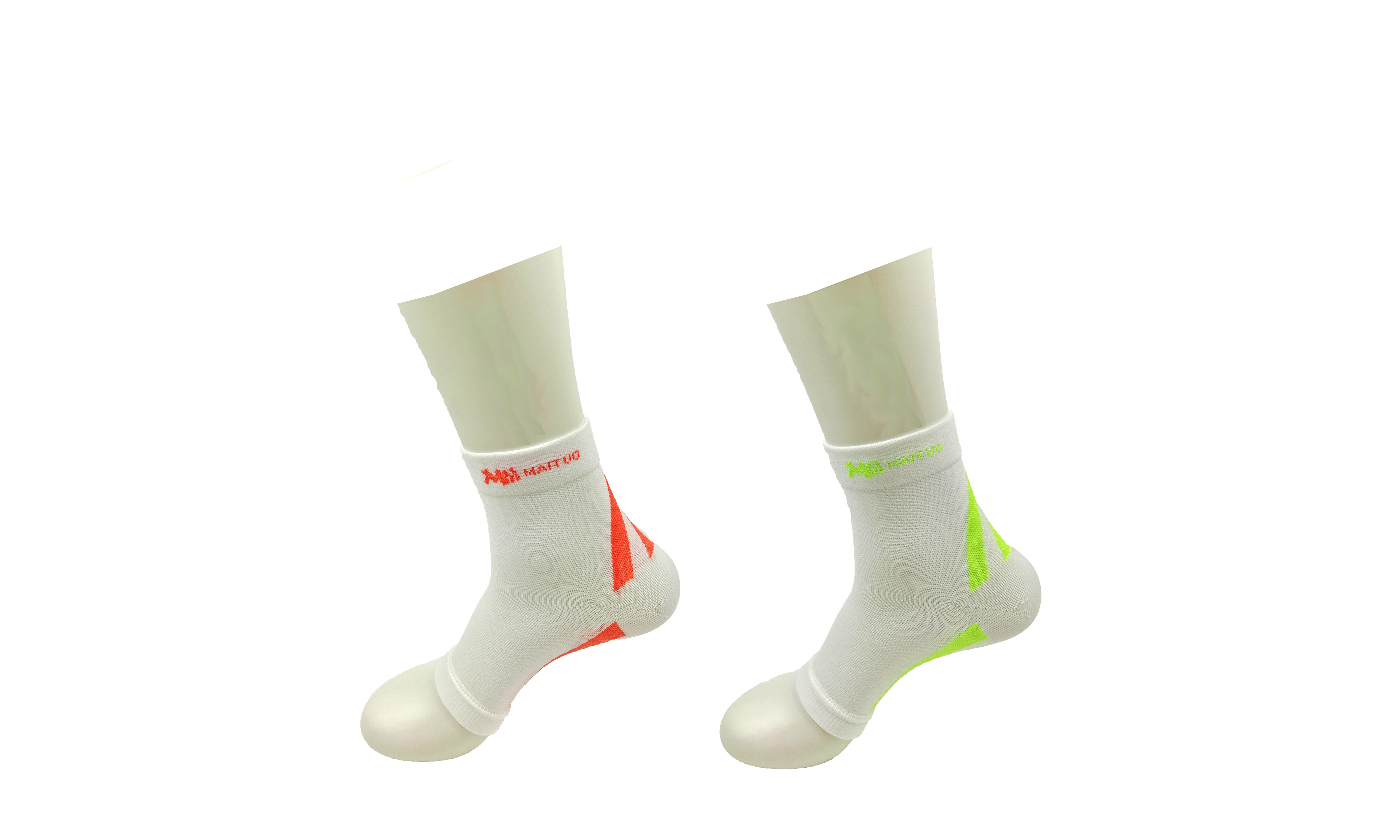 Eco Friendly Leg Pressure Socks Nylon Compression Stockings With Sweat Absorbent Material