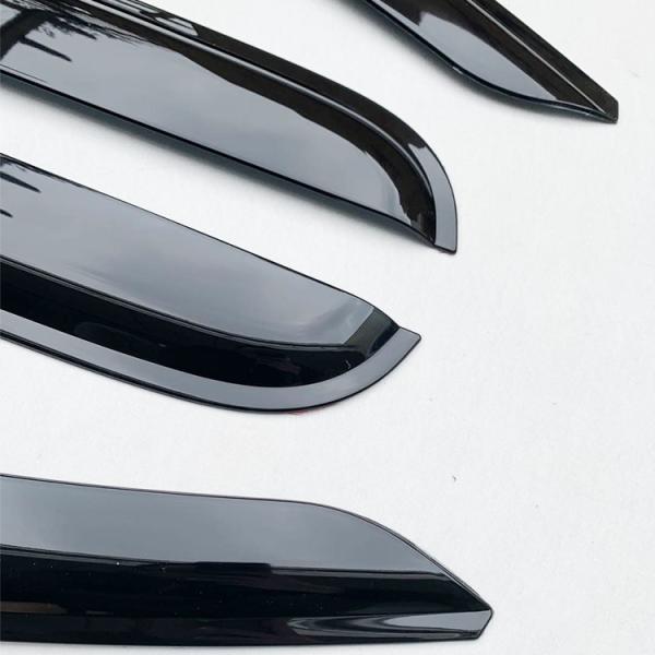 3m Tape Side Window Rain Shields , PMMA Car Door Sun Visor