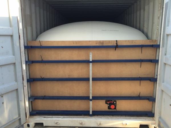 20ft container flexitank  Bags  UCO Oil Flexitank Bag Loading