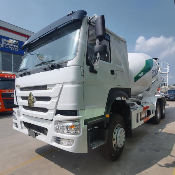 12100.000kg Gross Weight Tyres Concrete Mixer Truck for Heavy Duty Construction Projects