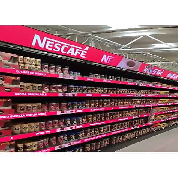 Fine Pitch LED Shelf Display GOB Surface For Goods Showcase